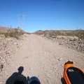 More loose rock along the road as I slowly rise and enter the Cady Mountains