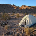 I check out the side roads as I ride through Cady Mountains pass and find a great campsite for two nights, before sunset even