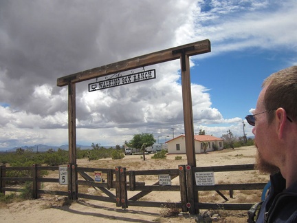 I take a short break over by the Walking Box Ranch entrance; it's not open to the public, but it's nice to look at