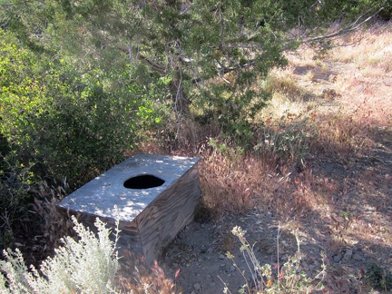 I go for a short walk as I try to decide where to erect my tent, and I discover this luxury outdoor toilet