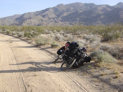 Parts of the road to Coyote Springs are fairly smooth and well-graded