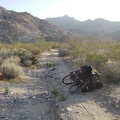 The last little bit of road up to the campsite is a bit washed out