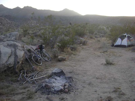 Now that the tent is set up, it's time to make a backpacker meal and settle in for the evening