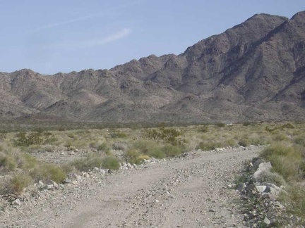 Heading up Jackass Canyon Road, I see a car coming toward me!