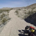 To get out of the sandy wash, I opt for a "high road" that looks like a short bypass