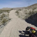 To get out of the sandy wash, I opt for a "high road" that looks like a short bypass
