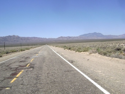 I head west across the Ivanpah Valley on Nipton Road