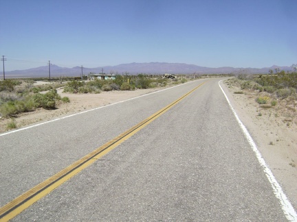 A single abandoned house is all that remains here at the former settlement of Ivanpah