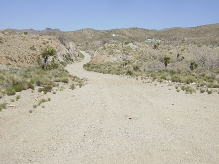 I stop to look at a road that leads into the former Vanderbilt Mines area