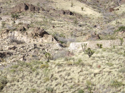 Some of the old railway grade near Ivanpah Road has been washed out
