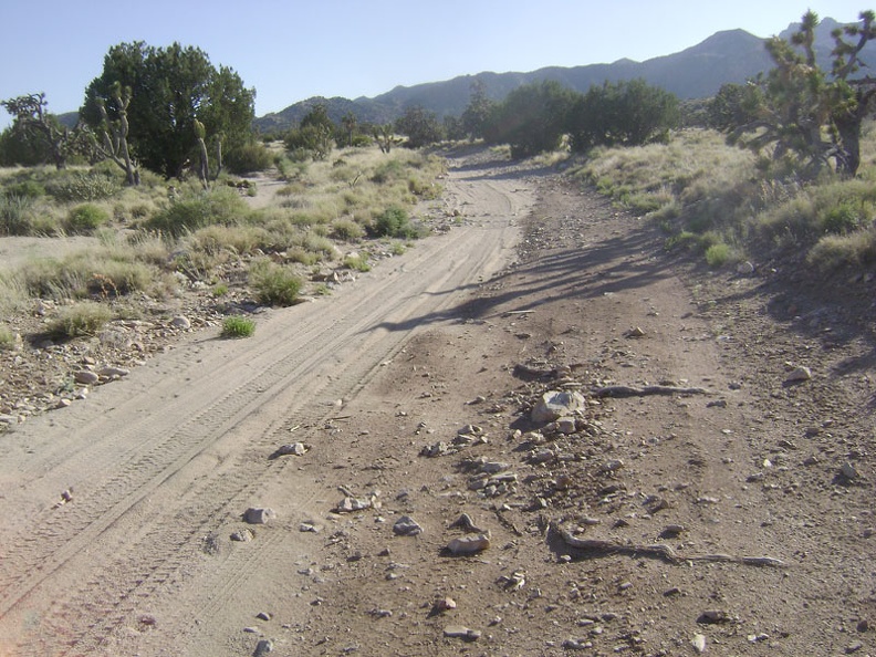 As a bicyclist, I can choose to ride on either side of the road to Keystone Canyon: do I choose sand or rocks?
