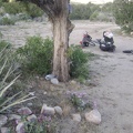 Time to unpack and set up camp in this high-desert area whose landscape I like so much