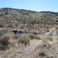 After filling up on water, I hike the 1/2 mile back to the 10-ton bike and resume today's journey toward the Piute Range