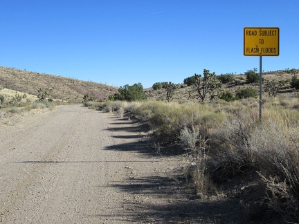 This sign explains why Hart Mine Road is sometimes in rough condition