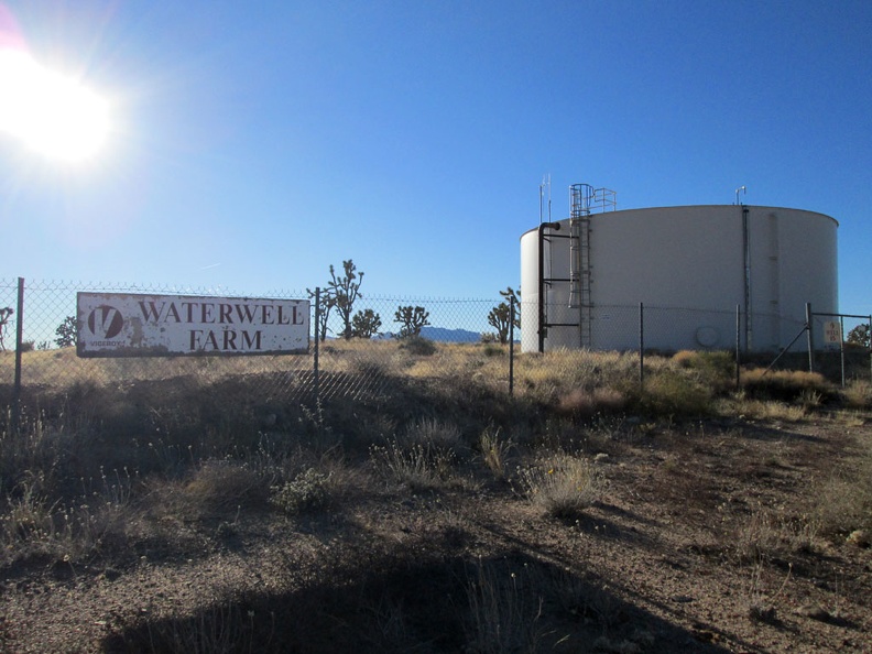 I pass Waterwell Farm, which appears to be a defunct modern water reservoir