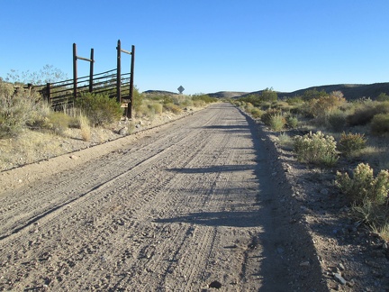 Corral remnants along Hart Mine Road