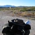 Before continuing, I look back to the New York Mountains, the area where I spent the last two nights, some 15 miles away