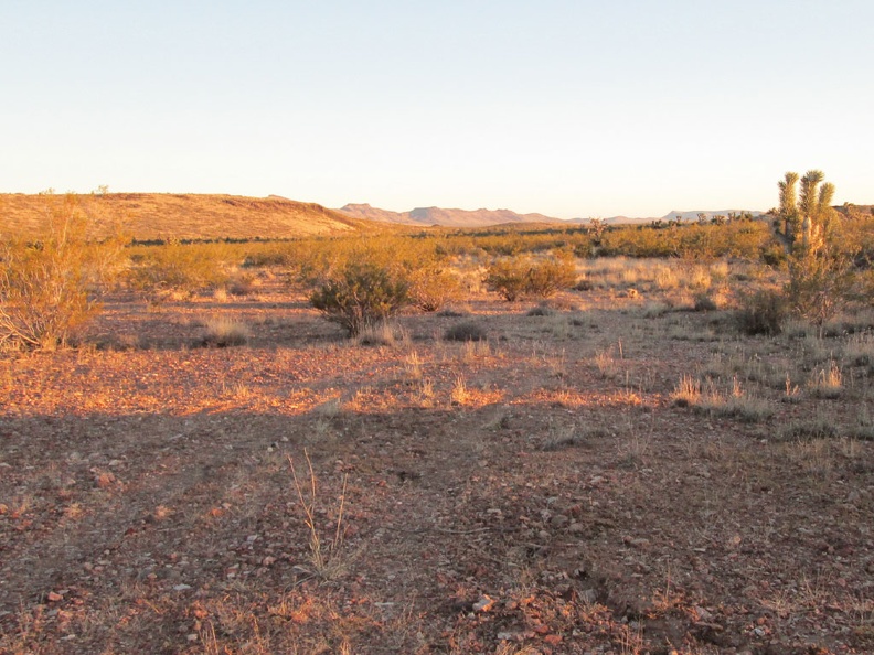 The tire tracks are really faint in some places and hard to follow, like here