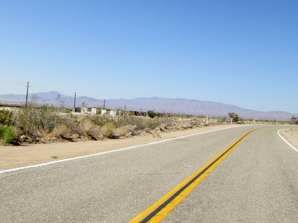 I'm back on pavement for a couple of miles and ride past the former Ivanpah store on Ivanpah Road
