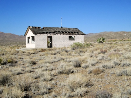 I'm hungry for shade right now, so I approach the old building as if it were a piece of food