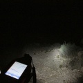 Well after dark, I find a nice campsite along a road near Mail Spring, Mojave National Preserve, and set up for a couple of days