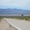 From the Nevada-California border on Nipton Road/Nevada 164, I look back down the hill to the tiny town of Nipton