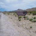 Just beyond the "Welcome to Nevada" sign is an "Area of Critical Environmental Concern" sign