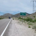 Riding east toward Crescent Pass on Nevada 164, I pass under the power lines that cross Mojave National Preserve