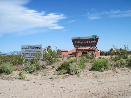 The historic Walking Box Ranch is being restored, but is not yet open to the public