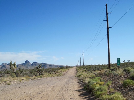 I pass the six-mile marker on Walking Box Ranch Road