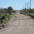 I approach the sole motor vehicle that I've seen today on Walking Box Ranch Road