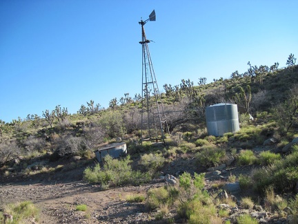 Stagecoach Well sits in the wash along the road to Malpais Spring, Mojave National Preserve