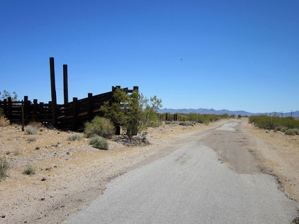 I pass an old corral on Nipton-Desert Road