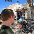 I take a break at the Nipton general store for chips and iced tea, and I fill my water supply to the max