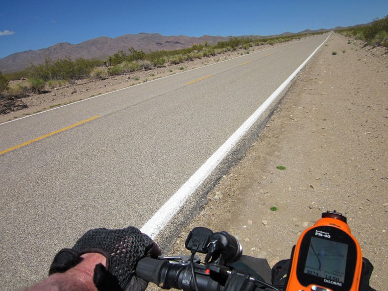 The four-mile climb up Nipton Road to Crescent Pass isn't too steep, but it does take some time pedaling in the lower gears