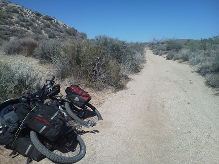 Everything is nicely packed up into my saddlebags and attached to the 10-ton bike