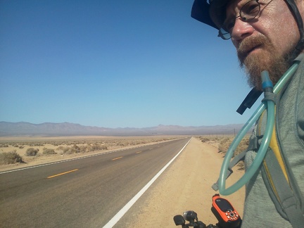 Riding Nipton Road, just a few more miles until I reach Nipton village over there