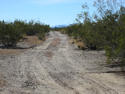 Back on the 10-ton bike, I'm happy to see my route has firm ground here