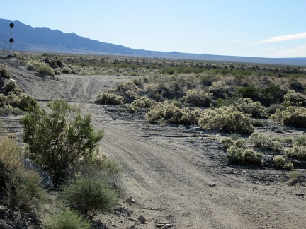 As a result of recent rains, Nipton-Moore Road has had recent washouts that have been freshly repaired