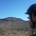 I reach a point where I have a view over to Bluejay Mine Road and Wild Horse Mesa above