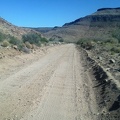 I ride the 10-ton bike slowly on the heavy washboard of this part of Wild Horse Canyon Road