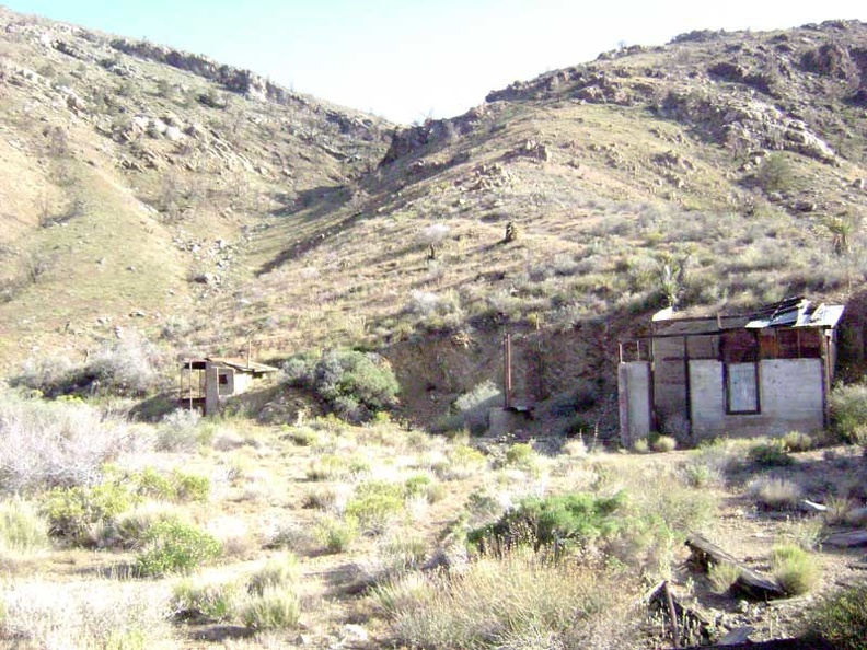 Overview of the Tough Nut Mine area, Mojave National Preserve