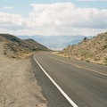 Nipton Road, now Nevada Highway 164, rises through a pass between the New York Mountains and the McCullough Mountains