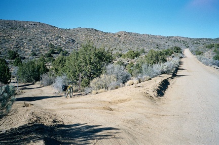 I stop briefly at the top of Macedonia Canyon Road, though I won't be riding down that road today