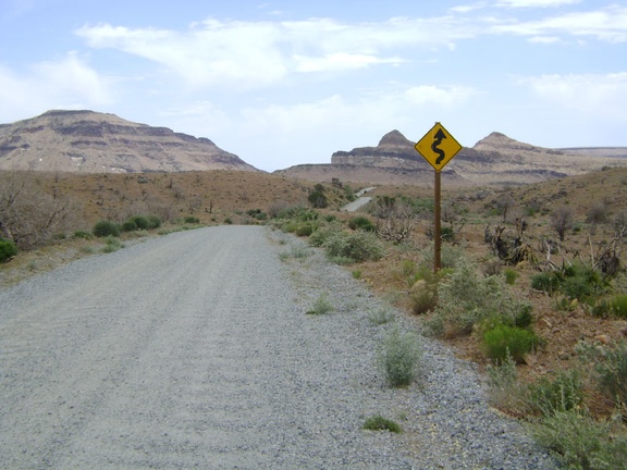 Wild Horse Canyon Road continues its twisty-windy descent, which is getting flatter