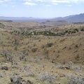 Atop the ridge, it's exciting to look over the other side to a world where it appears that man rarely visits