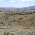 Atop the ridge, it's exciting to look over the other side to a world where it appears that man rarely visits