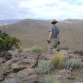Wild Horse Mesa, Mojave National Preserve; I enjoy the views from the summit at about 5600 feet
