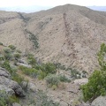 A canyon just west of Wild Horse Mesa looks like a promising route downward