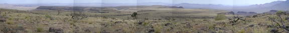 Panorama across Wild Horse Mesa looking south from near the summit